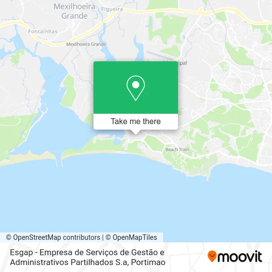 Esgap - Empresa de Serviços de Gestão e Administrativos Partilhados S.a map