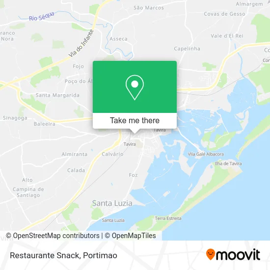 Restaurante Snack map