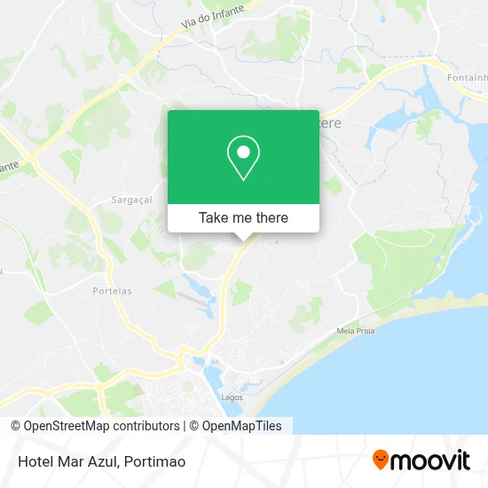 Hotel Mar Azul map