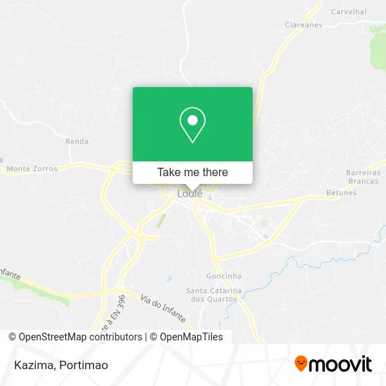 Kazima map