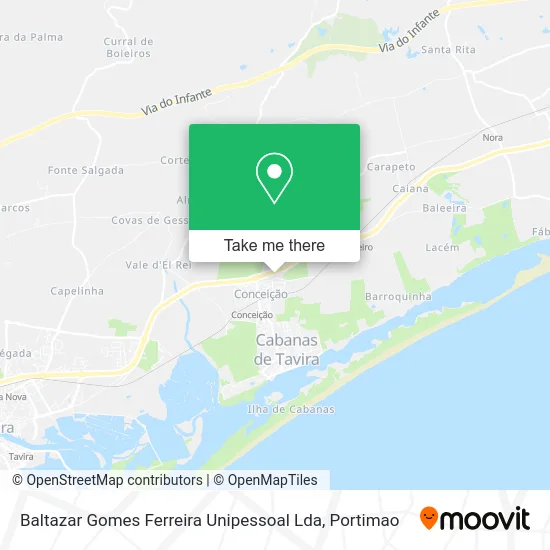 Baltazar Gomes Ferreira Unipessoal Lda map
