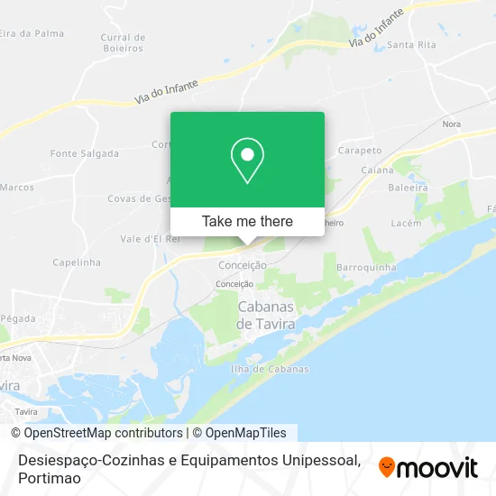 Desiespaço-Cozinhas e Equipamentos Unipessoal map