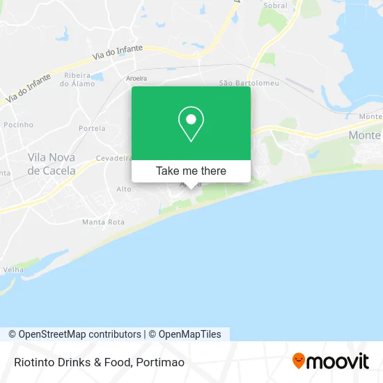 Riotinto Drinks & Food map