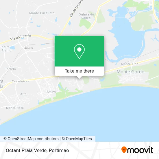 Octant Praia Verde map