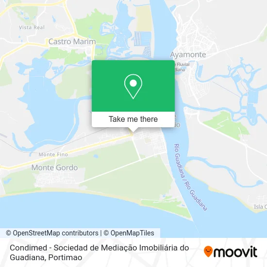 Condimed - Sociedad de Mediação Imobiliária do Guadiana map