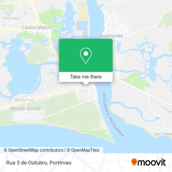 Rua 5 de Outubro map