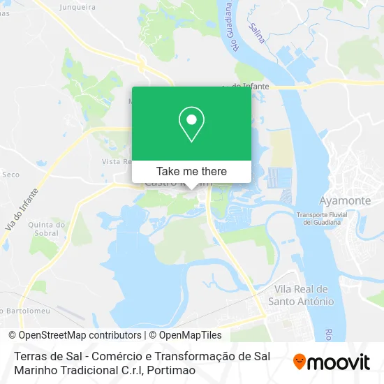 Terras de Sal - Comércio e Transformação de Sal Marinho Tradicional C.r.l map