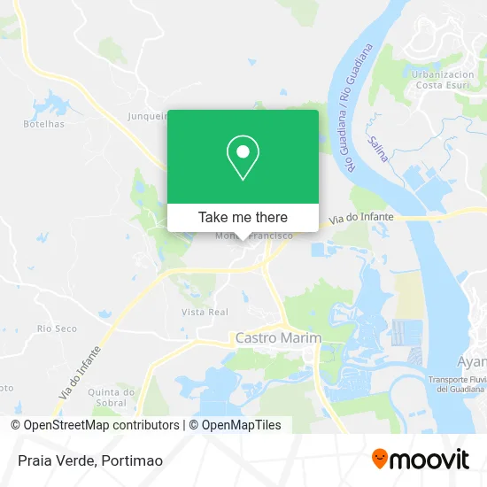 Praia Verde map