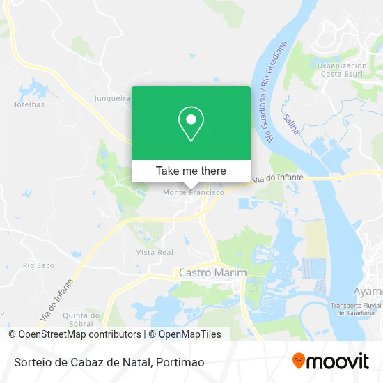 Sorteio de Cabaz de Natal map