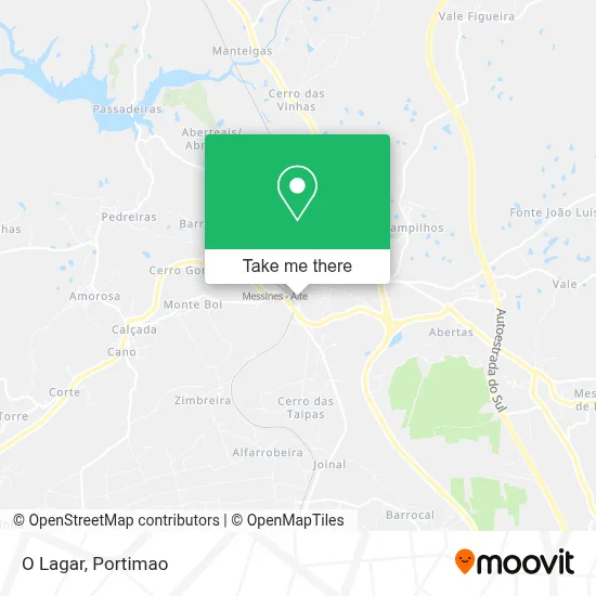 O Lagar map