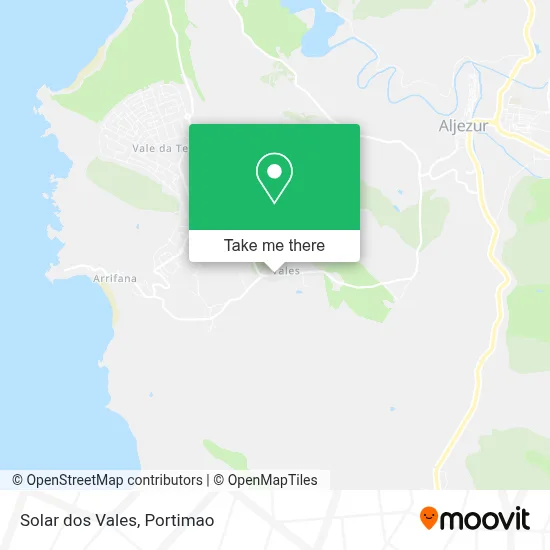 Solar dos Vales map