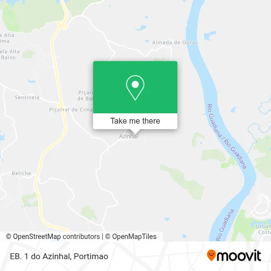 EB. 1 do Azinhal map
