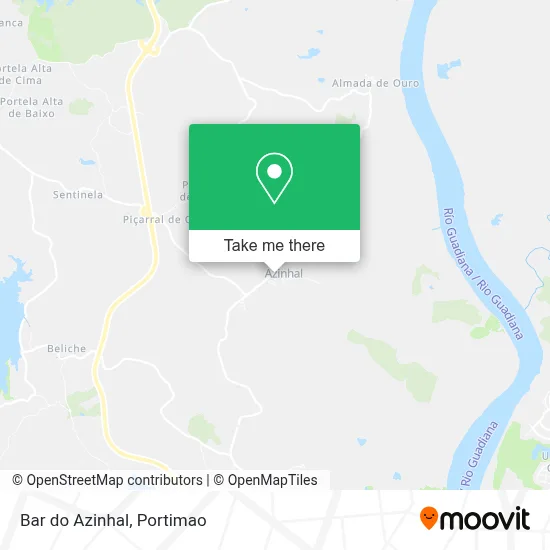 Bar do Azinhal map