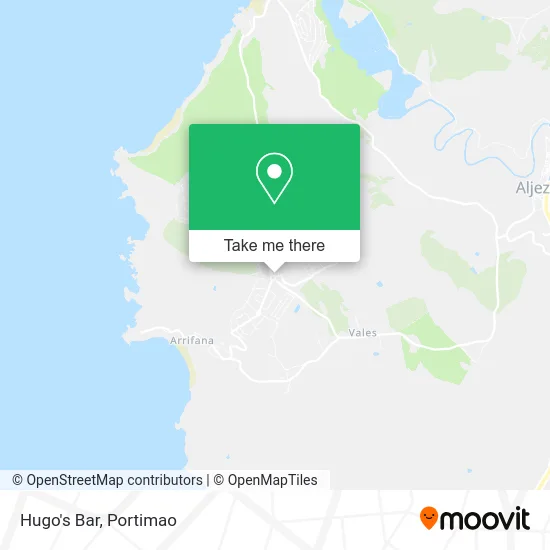 Hugo's Bar map