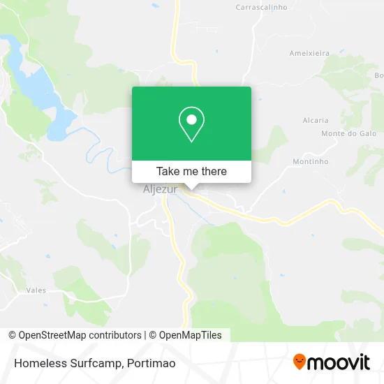 Homeless Surfcamp map