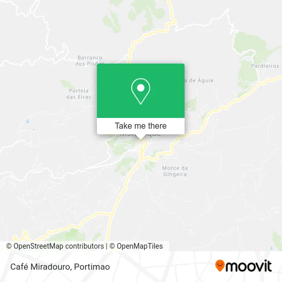 Café Miradouro map