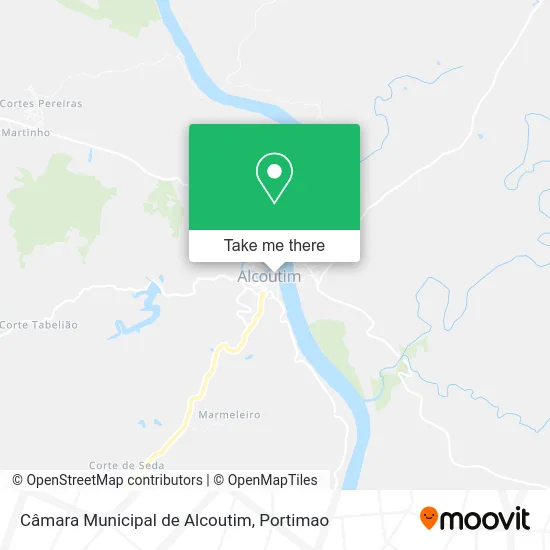 Câmara Municipal de Alcoutim map