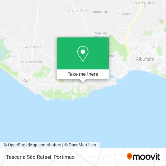 Tascaria São Rafael map