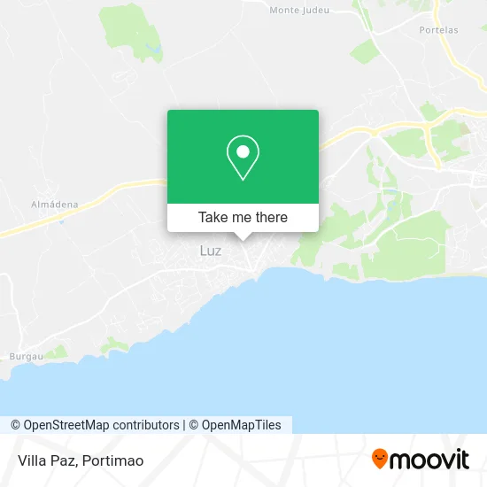 Villa Paz map