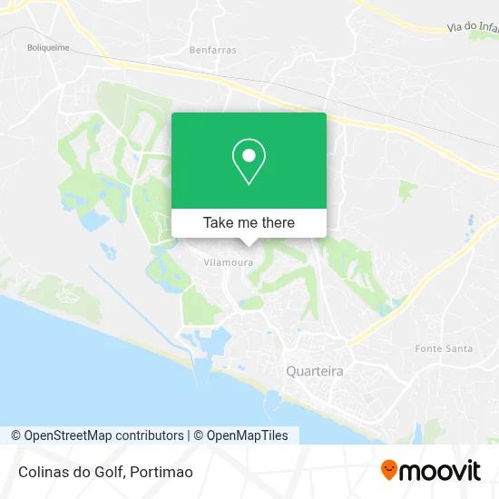 Colinas do Golf map