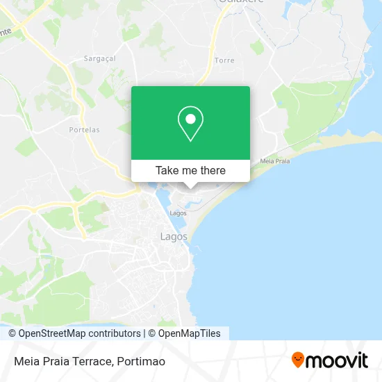 Meia Praia Terrace map
