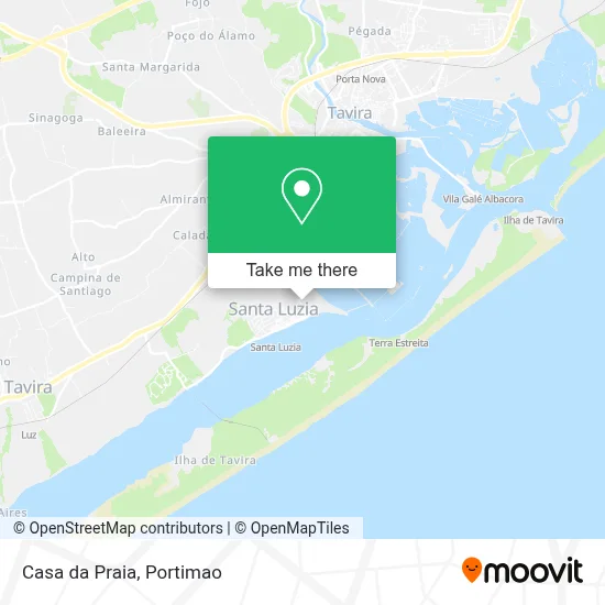 Casa da Praia map