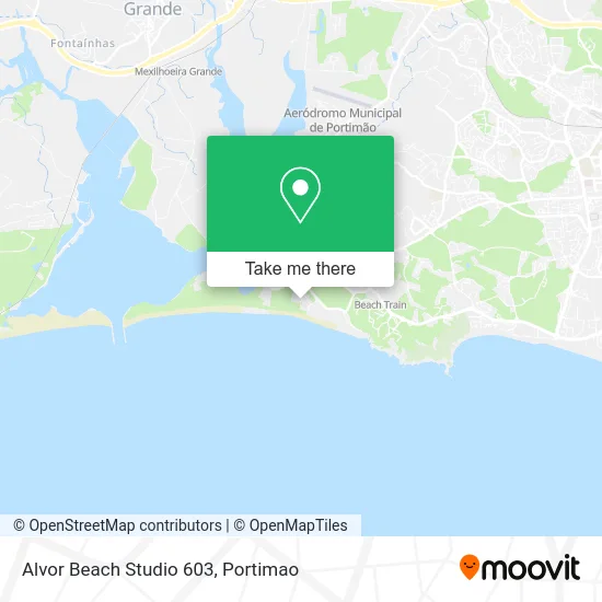Alvor Beach Studio 603 map