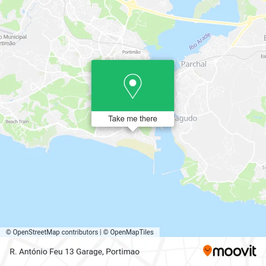 R. António Feu 13 Garage map