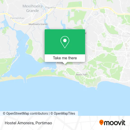 Hostel Amoreira map