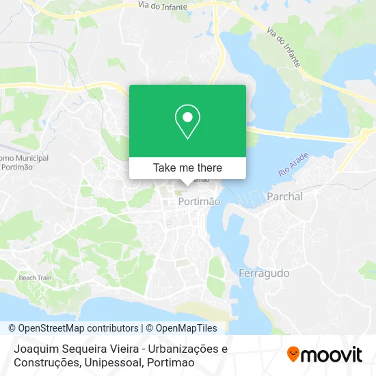 Joaquim Sequeira Vieira - Urbanizações e Construções, Unipessoal map