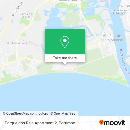Parque dos Reis Apartment 2 map