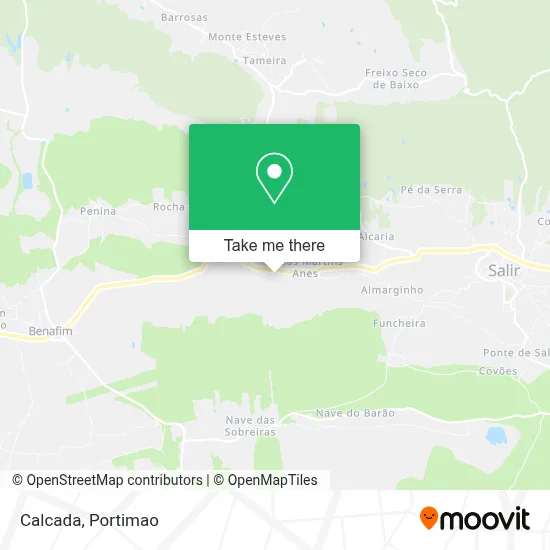 Calcada map