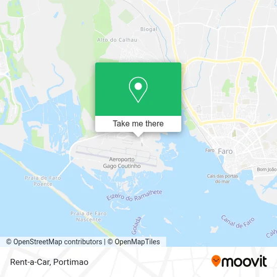 Rent-a-car map