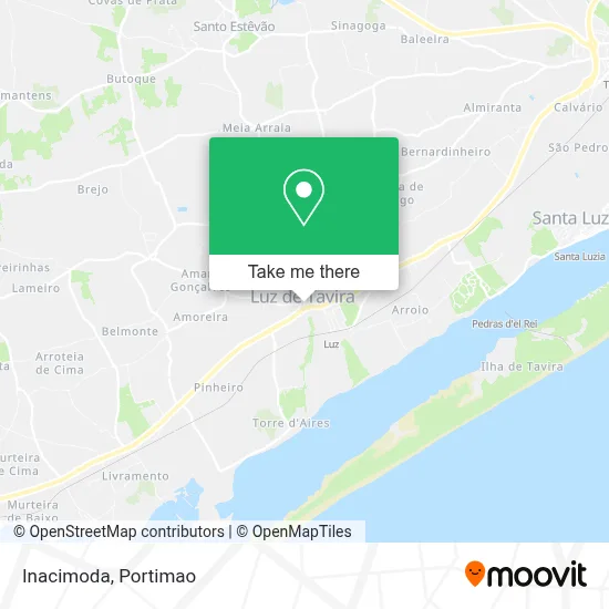 Inacimoda map