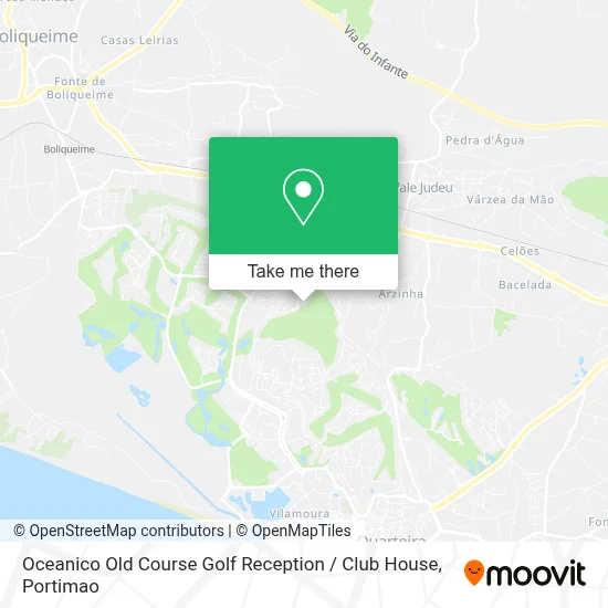 Oceanico Old Course Golf Reception / Club House map