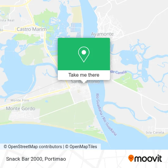 Snack Bar 2000 map