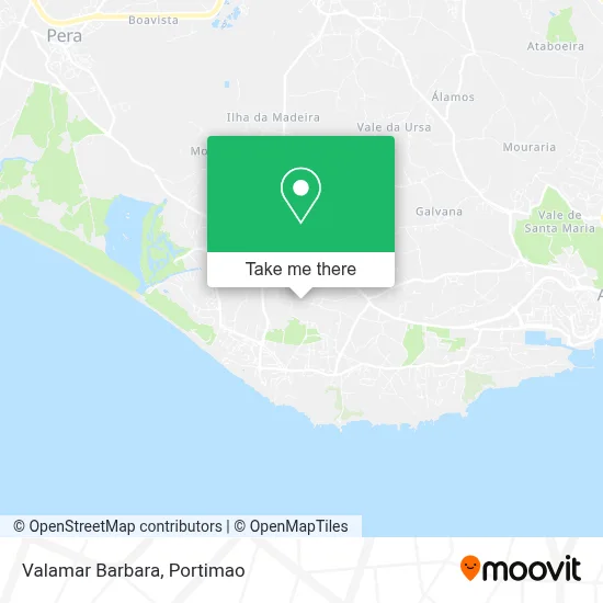 Valamar Barbara map