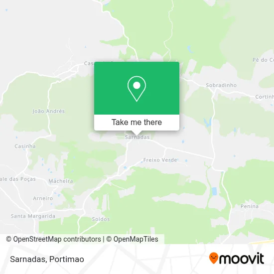Sarnadas map