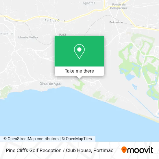 Pine Cliffs Golf Reception / Club House map