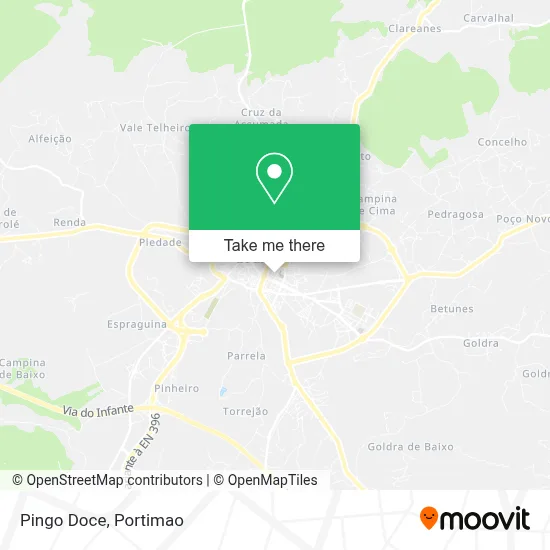 Pingo Doce map