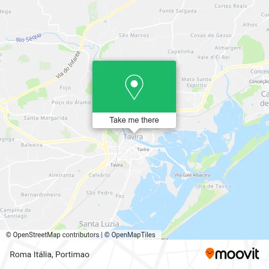 Roma Itália map