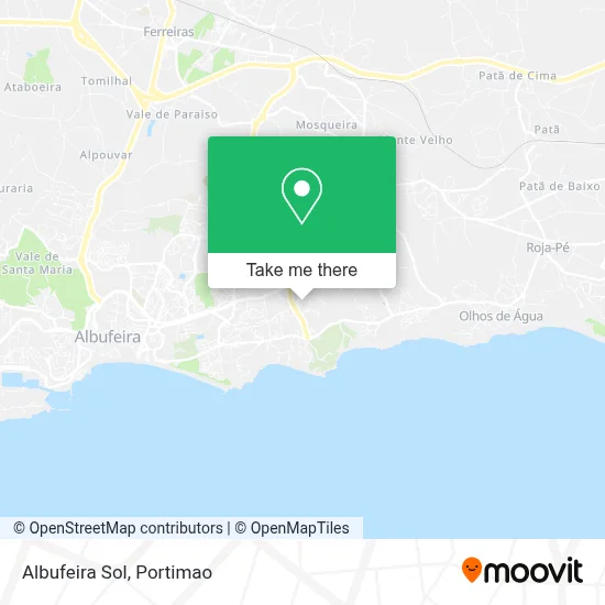 Albufeira Sol map