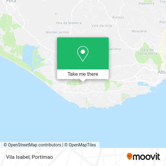 Vila Isabel map