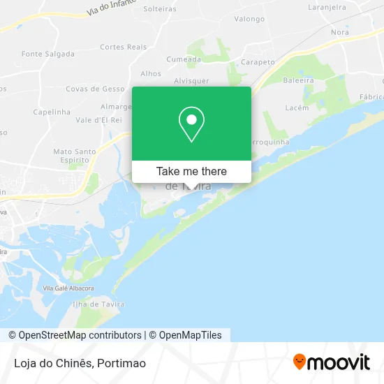 Loja do Chinês map