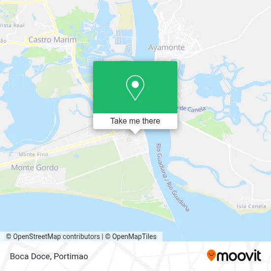 Boca Doce map