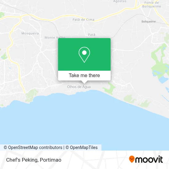 Chef's Peking map