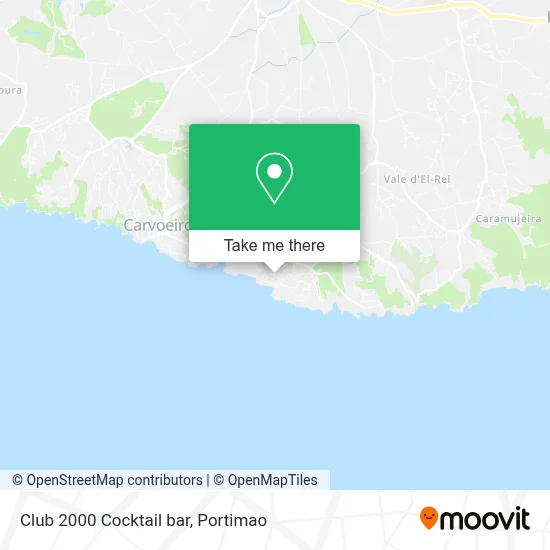 Club 2000 Cocktail bar map
