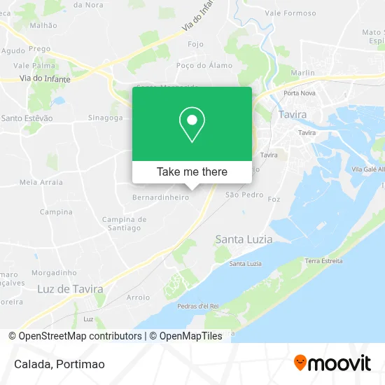 Calada map