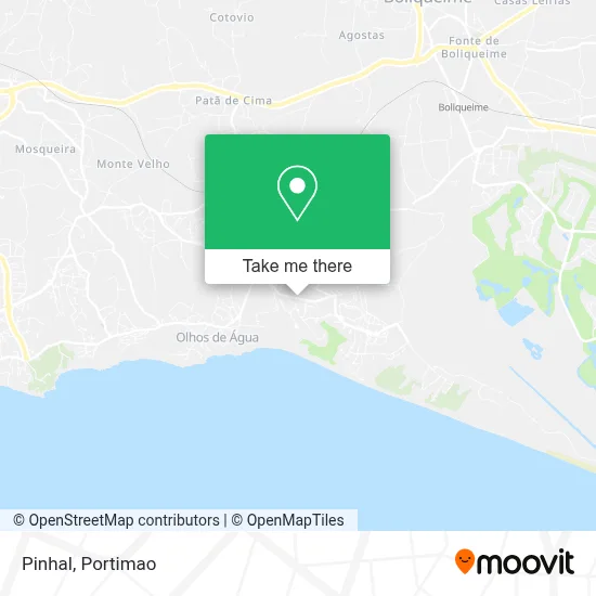 Pinhal map
