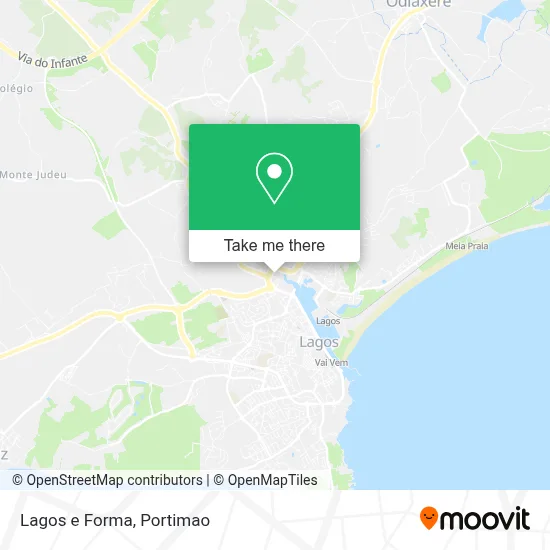 Lagos e Forma map